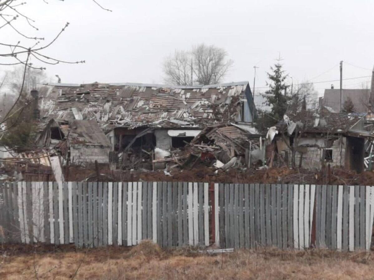    Последствия взрыва в Киреевске Тульской области© фото очевидца