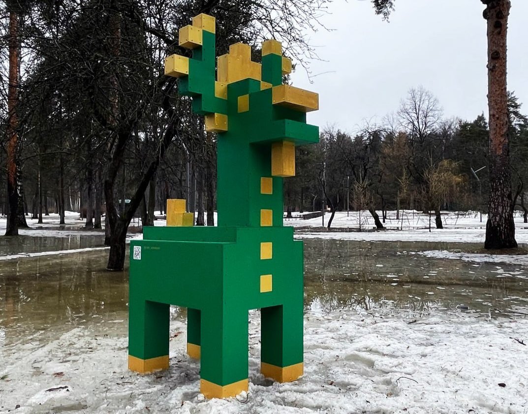 сосновка парк зимой