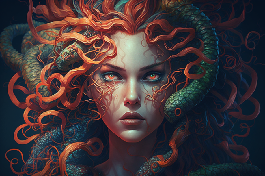 Maquillaje medusa mitologia griega