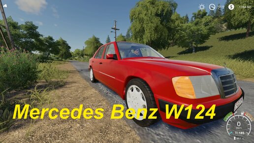 Mercedes Benz W124 для Farming Simulator 19