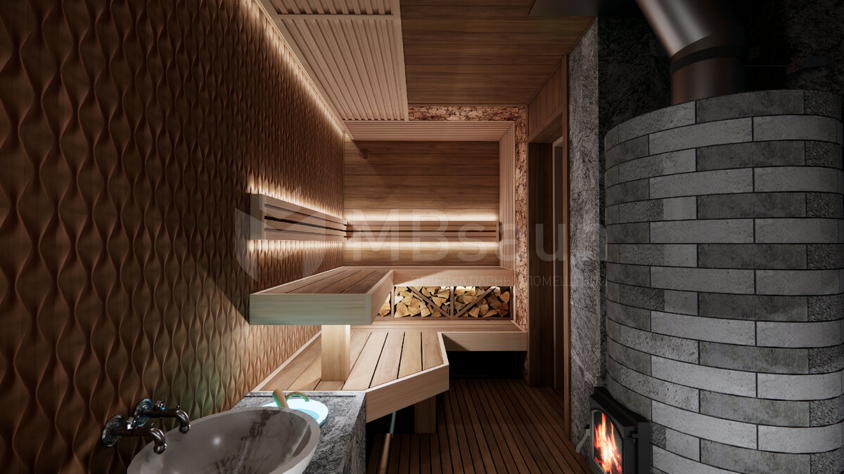 Интересные проекты: баня с беседкой под одной крышей (32 дизайнерских идей)