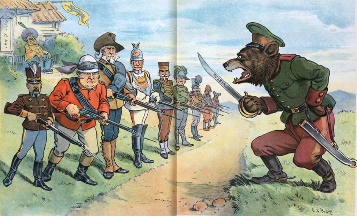 Карикатура 1848 года.