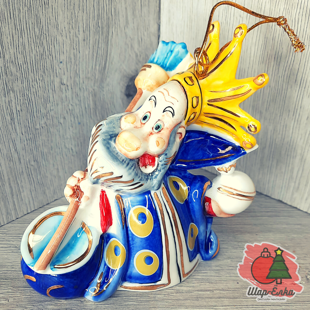 Ёлочная игрушка "Царь 3/9 царства" (Лефортовский фарфор)