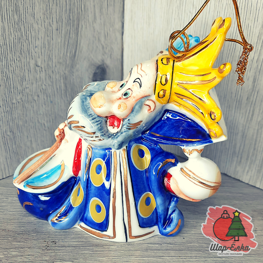 Ёлочная игрушка "Царь 3/9 царства" (Лефортовский фарфор)