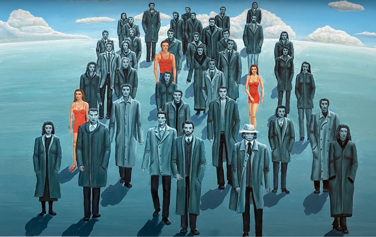 Фото картины болгарского художника из центральной галереи города Банско