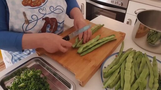 Холодная закуска из зелёной фасоли по-кавказски. И стол украсит, и вкусом порадует