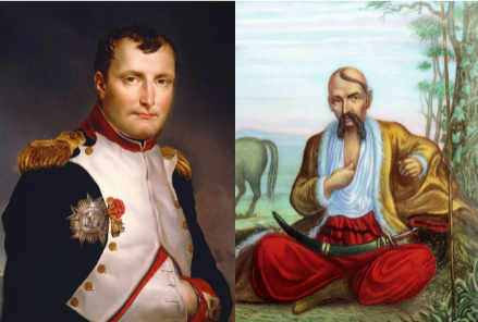 Говорят, на Корсике был свой казацкий курень в то время. 