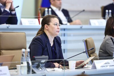    Министр инвестиций, промышленности и науки Московской области Екатерина Зиновьева на совещании Губернатора Московской области Андрея Воробьева с руководящим составом правительства Московской области и главами городских округов © Антон Чернов, «Подмосковье Сегодня»