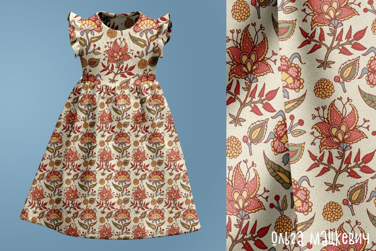 Индийский орнамент каламкари, Пейсли