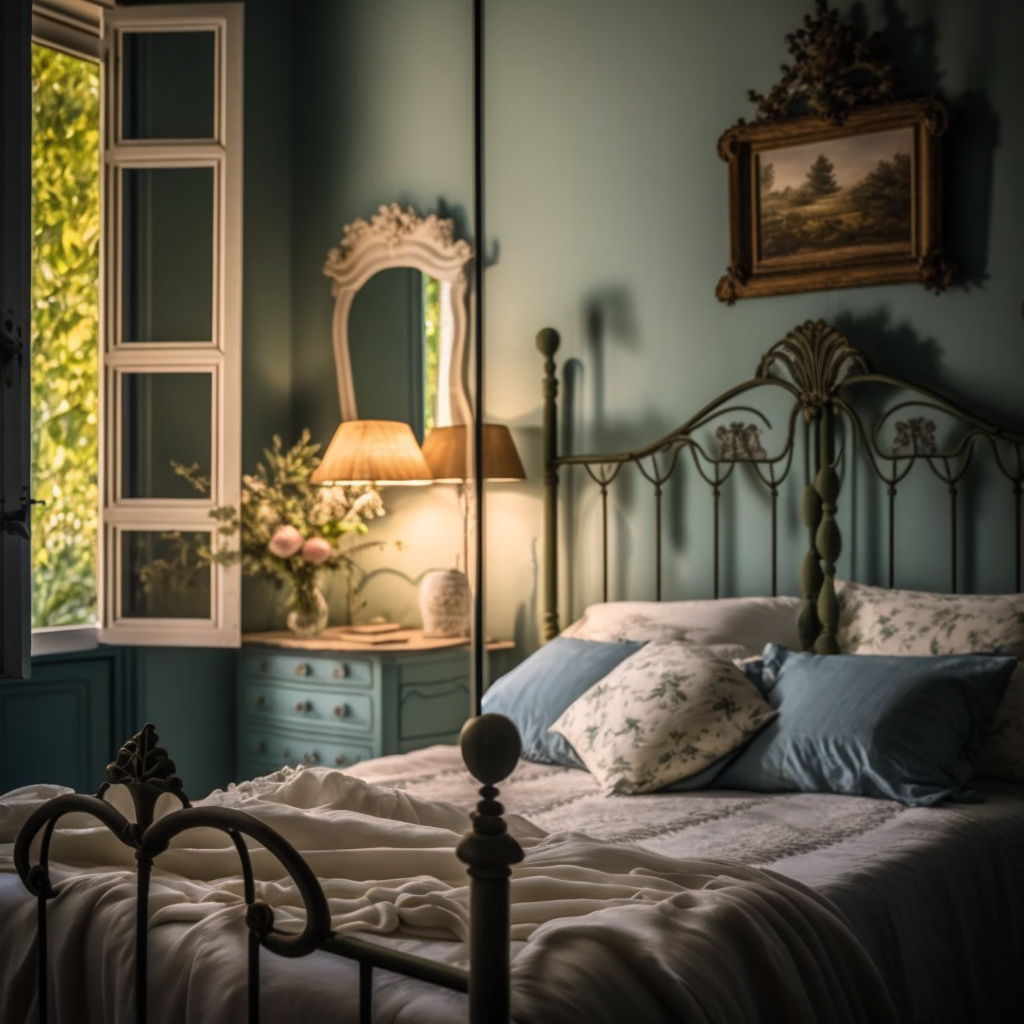 Спальня в стиле прованс