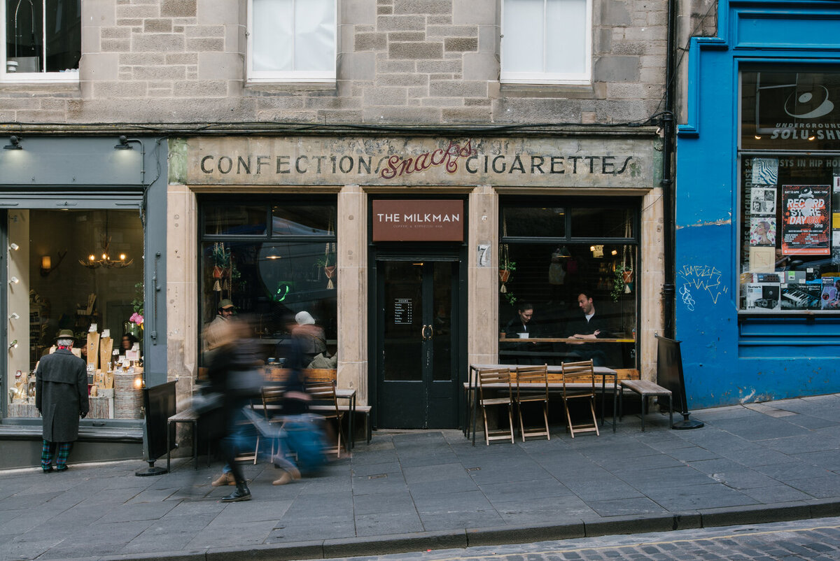 The Milkman. 7 Cockburn St, Edinburgh, UK