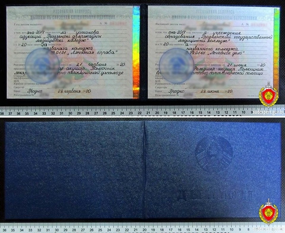     поддельный диплом белоруска заказала в интернете. Фото: ГКСЭ