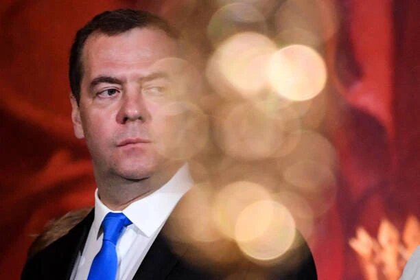 Заместитель председателя Совета безопасности РФ Дмитрий Медведев. Фото: KIRILL KUDRYAVTSEV/AFP via Getty Images