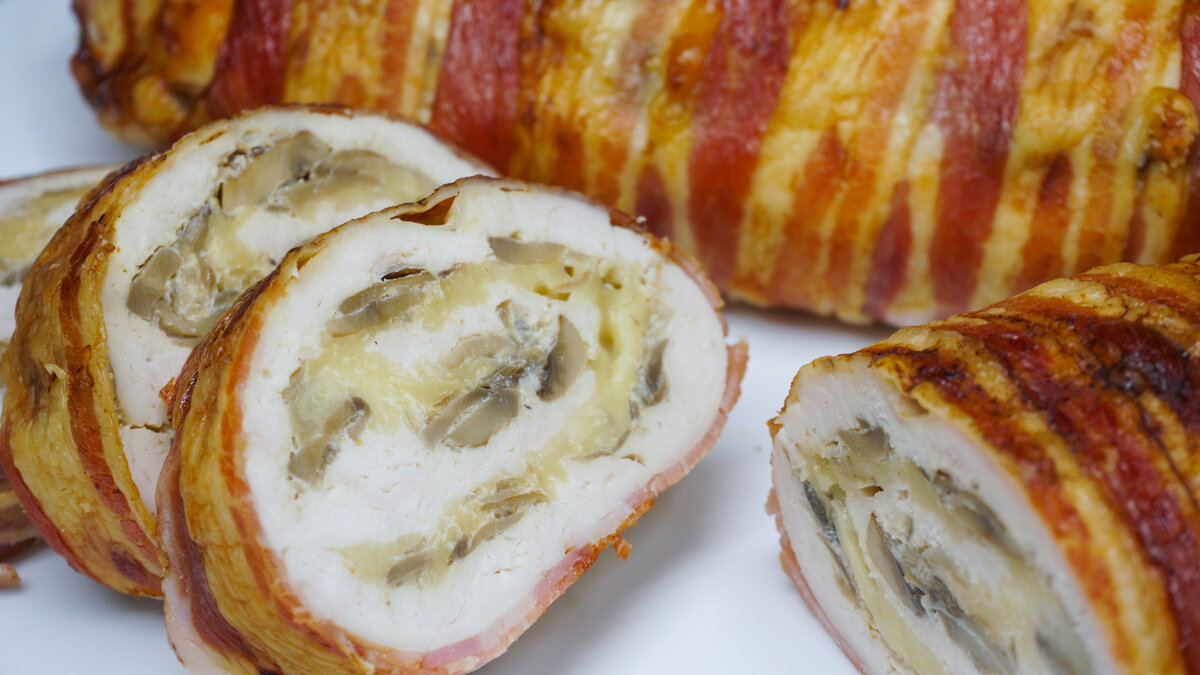 Вот такой рулет у нас получился!