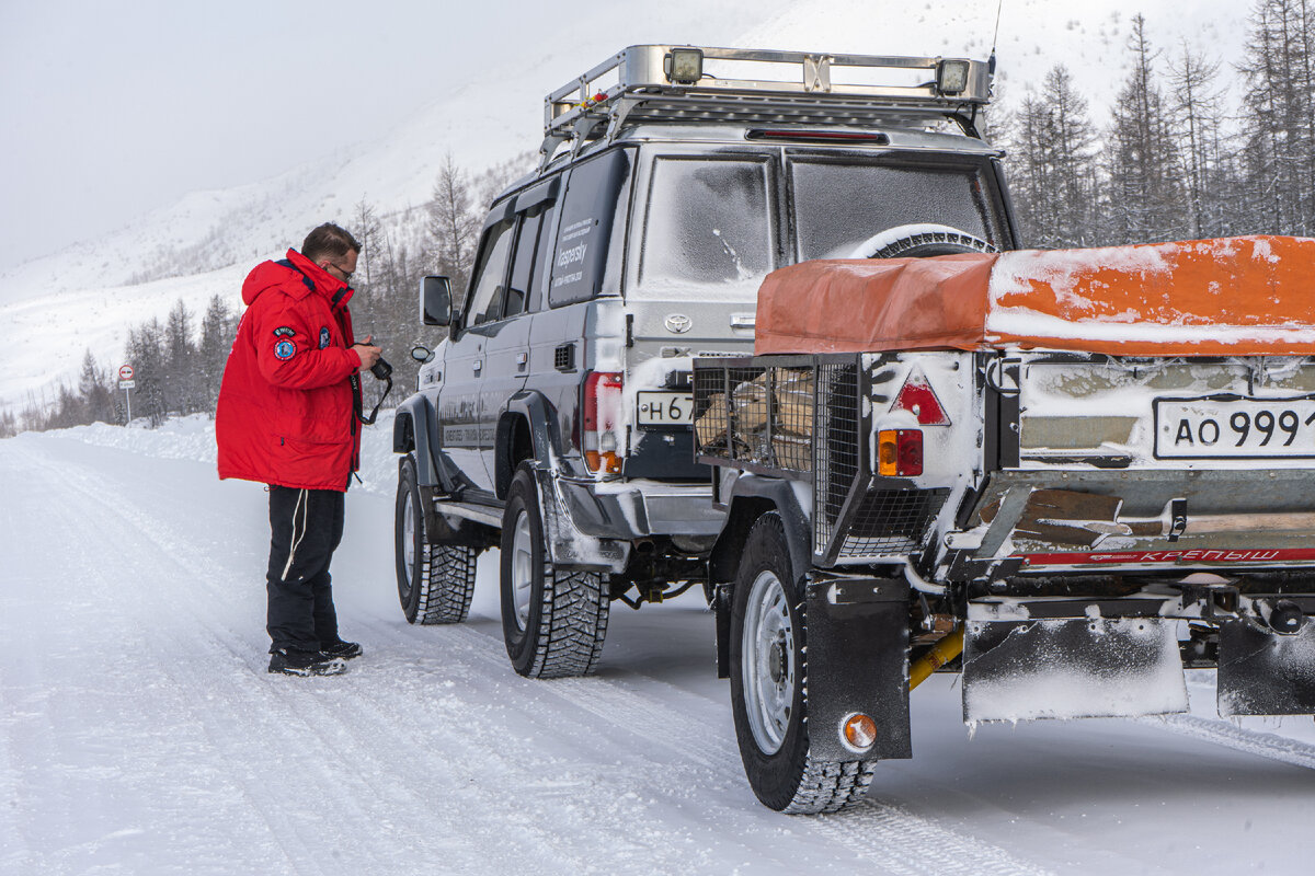 Сборная бумажная модель Прицеп УАЗ-8901 (RUS-Mashine models)