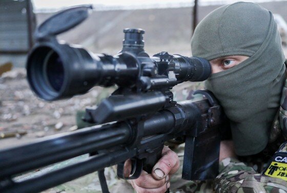    Военнослужащий в зоне проведения специальной военной операции