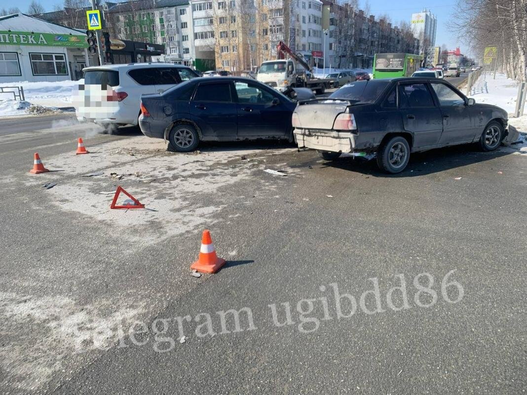    В ДТП в Нижневартовске пострадала пассажирка Daewoo