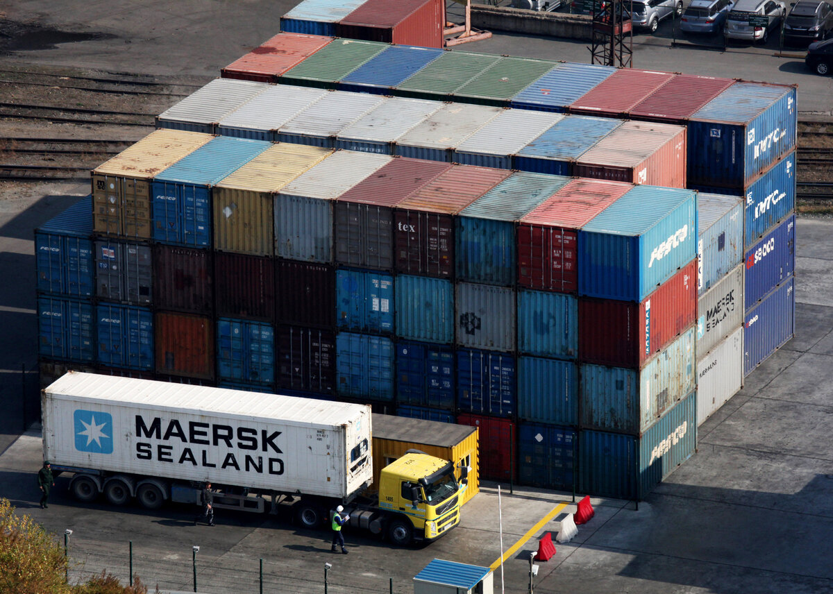 Обработка контейнерных грузов / РИА Новости/Виталий Аньков