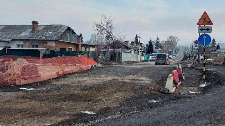В Кемерове досрочно открыли востребованный проезд в зоне реновации частного сектора. Фото: Администрация Кемерова 