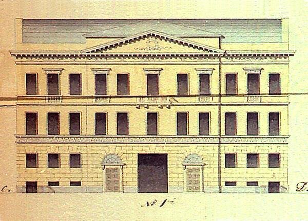 Проект особняка Сухозанета. Изображение из открытых источников. 