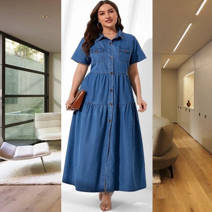 Джинсовое платье
