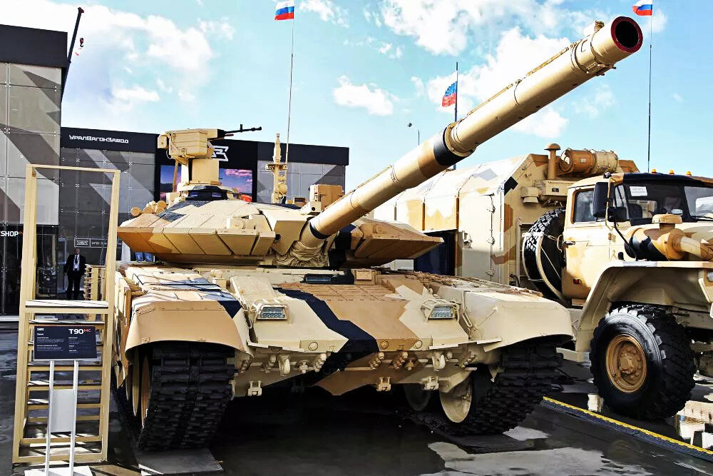 В мировой сети интернет появились эскизы танковой башни Т-90М, защищённой усовершенствованным комплексом активной защиты "Арена-М".-2
