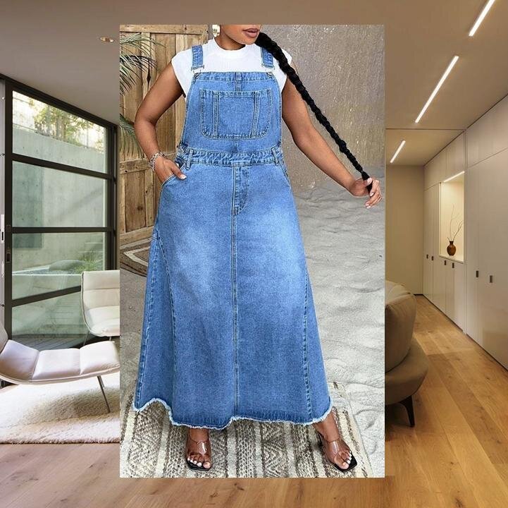 Джинсовый сарафан\