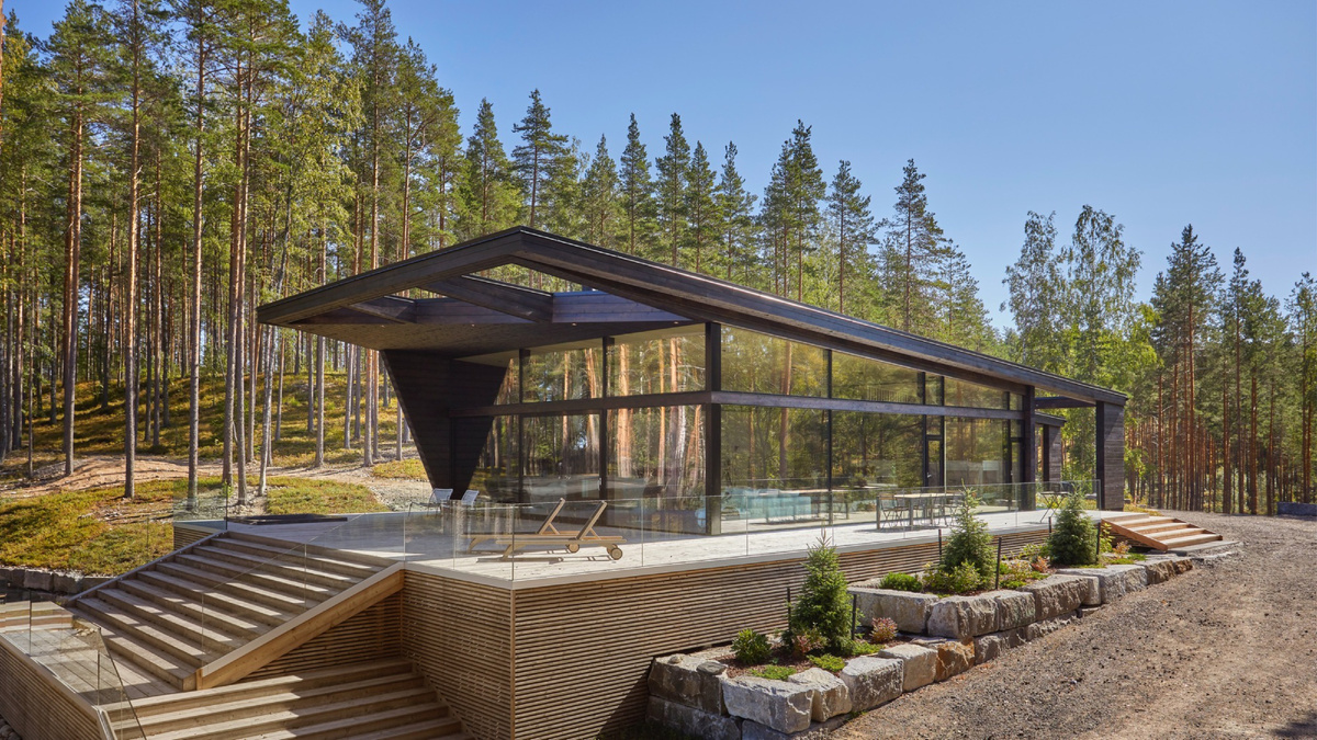 Частный дом в Saimaa, Финляндия. Архитектор Seppo Mäntylä