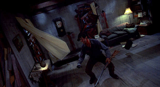 Кадр из фильма "Зловещие мертвецы 2" (1987)