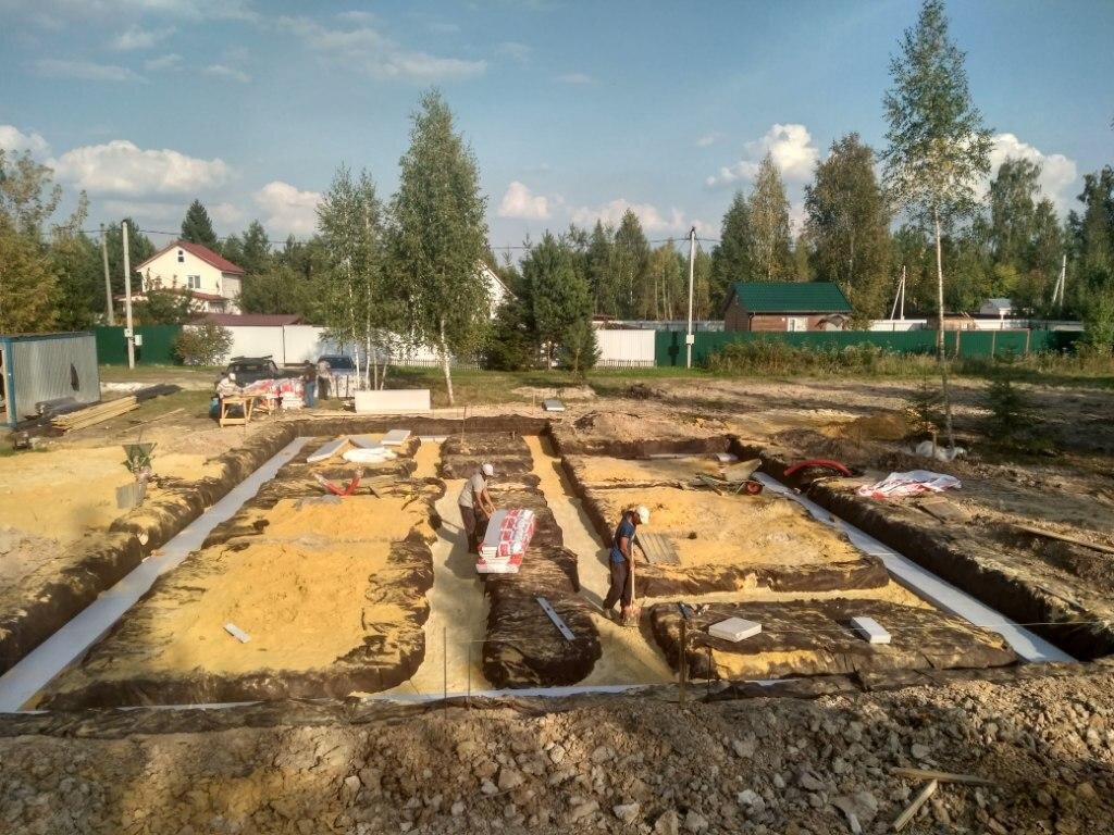 Устройство песчаной подушки