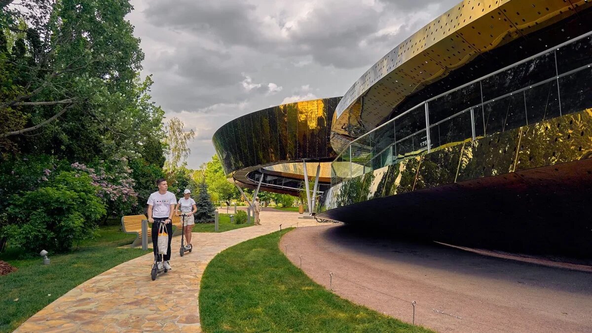    Аттракцион появился в ландшафтном парке «Природа культивируемая» Арина Полтанова