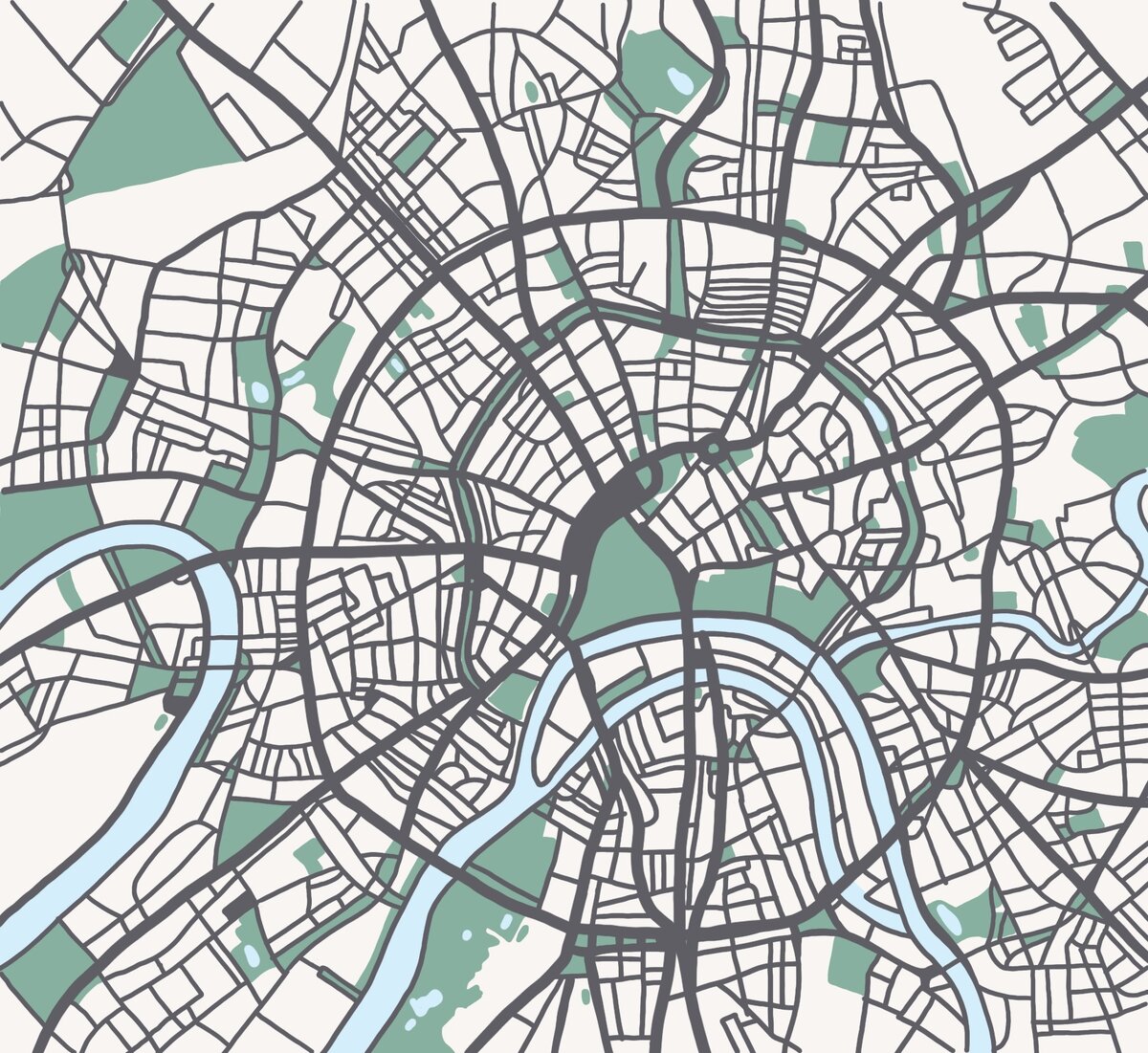Это мои зарисовки к путеводителю. Разработка Садового кольца Москвы