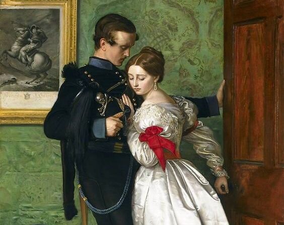 REPRODUCTION DE TABLEAU The Black Brunswickerde John Everett Millais