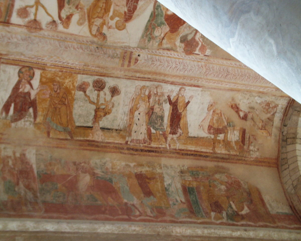 Фрески монастыря Сен-Савен-сюр-Гартамп (Франция)