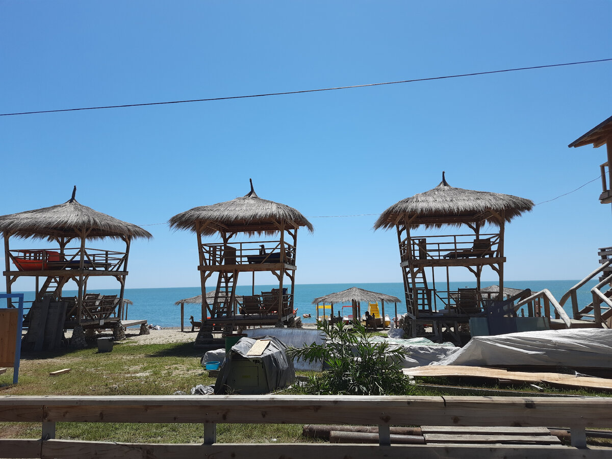 Пляж в Рыбзаводе 