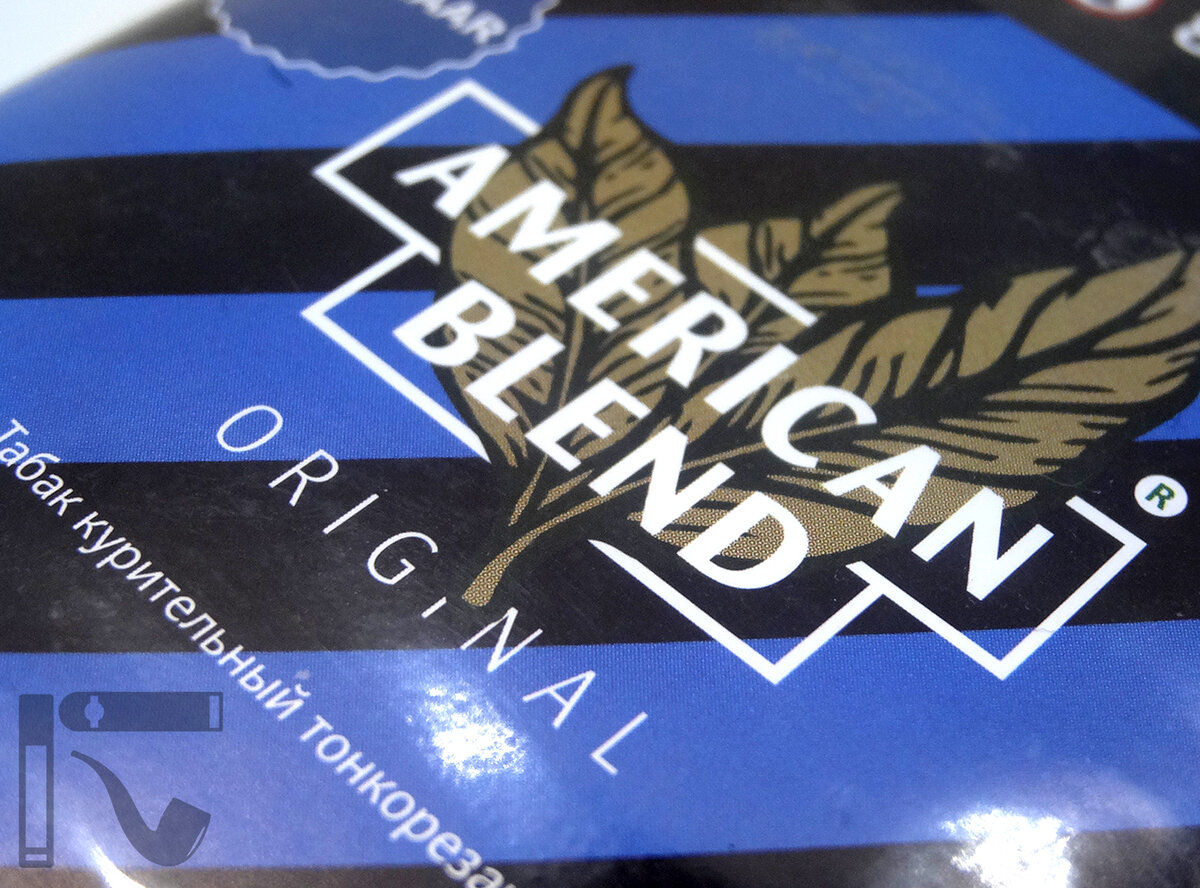 Табак American Blend Halfzwaar. Фото: © канал "Уголок Курильщика"