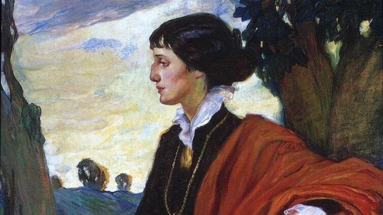    Ольга Кардовская, «Портрет Анны Ахматовой» (фрагмент), 1914 г. Фото: общественное достояние