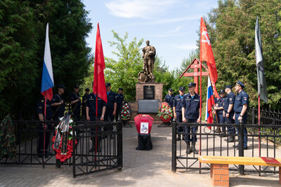    В Подмосковье с воинскими почестями похоронили 4 красноармейцев. деревня Слобода г.о. Клин © Пресс-служба Губернатора и Правительства Московской области