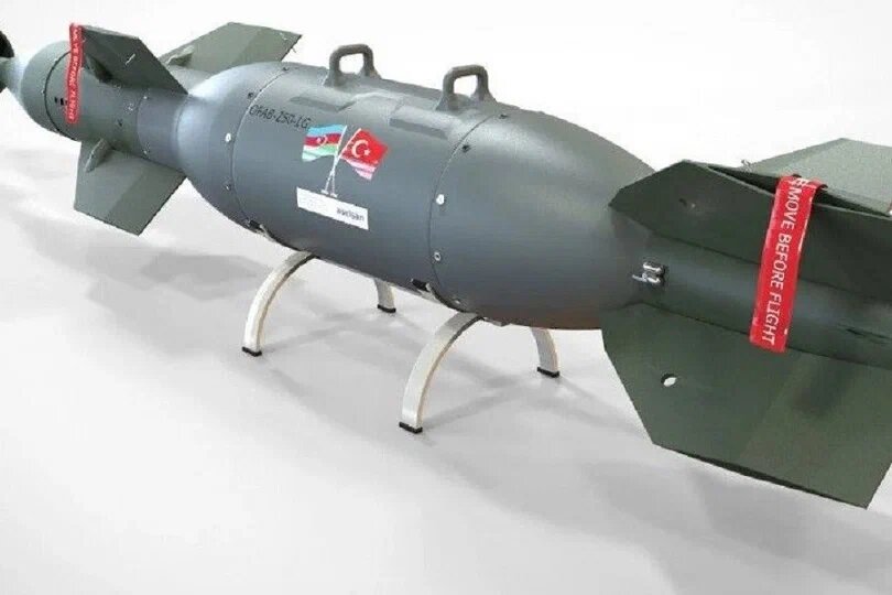Азербайджан направил на Украину около 30 авиационных бомб QFAB-250 LG. Фото из открытых источников сети Интернета.