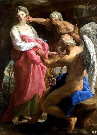 Помпео Батони "Время приказывает старости уничтожить красоту" / https://translated.turbopages.org/proxy_u/en-ru.ru.b11059f3-64a260ea-a9a5b1c6-74722d776562/https/en.m.wikipedia.org/wiki/Time_Orders_Old_Age_to_Destroy_Beauty

