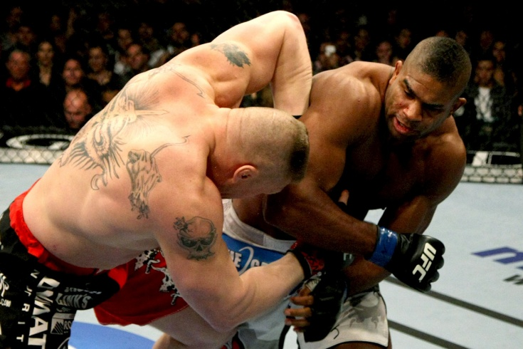 Бой Алистара с Броком Леснаром