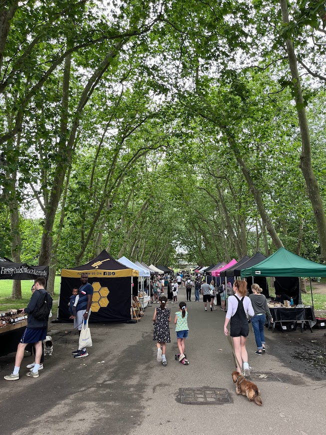 Sunday market в Crystal PalacePark, 9 июля 2022