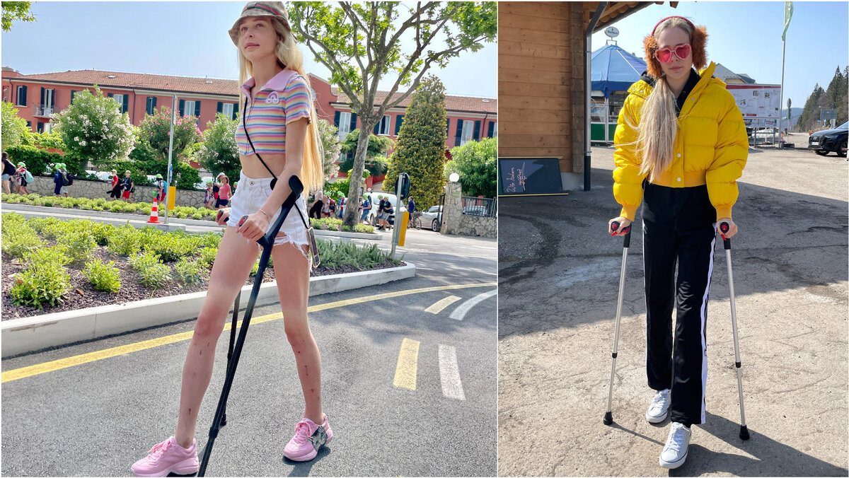 Терезия Фишер во время реабилитации