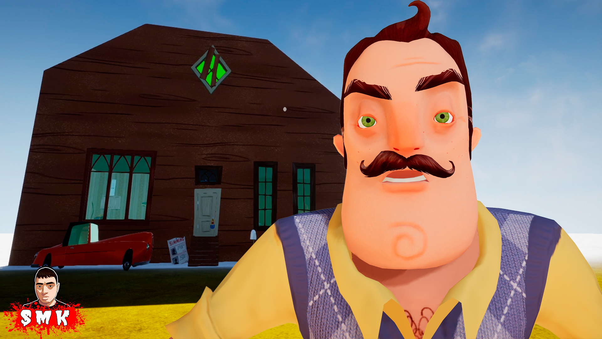 ШОУ ПРИВЕТ СОСЕД!ДИЧЬ ДИЧАЙШАЯ!ИГРА HELLO NEIGHBOR MOD KIT ПРОХОЖДЕНИЕ МОДА  MY FIRST LEVEL!ПРИКОЛЫ!