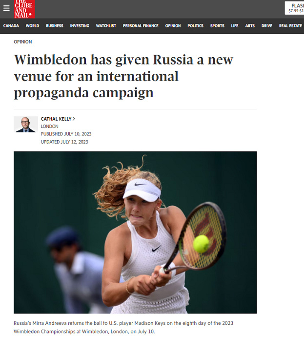    Статья The Globe and Mail.