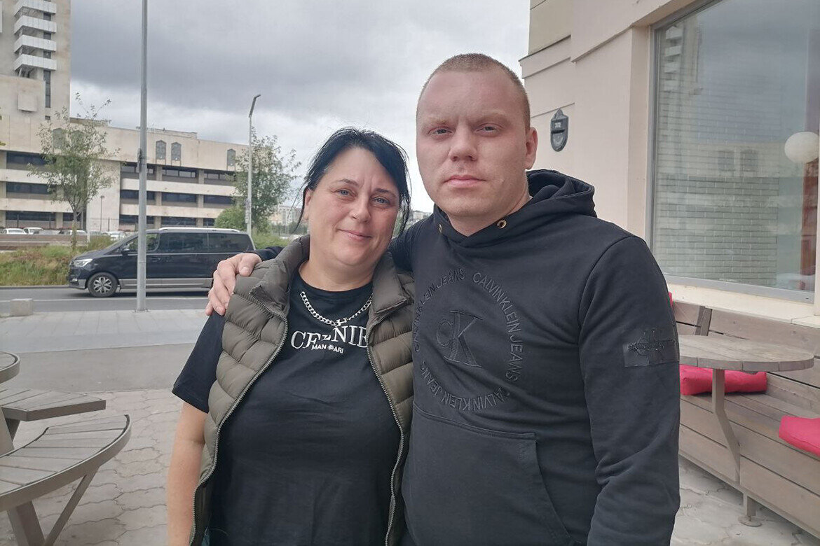 ​Сестра Евгения Наталья и сын Алексей. Фото: © Елена Фенина / «Татар-информ»