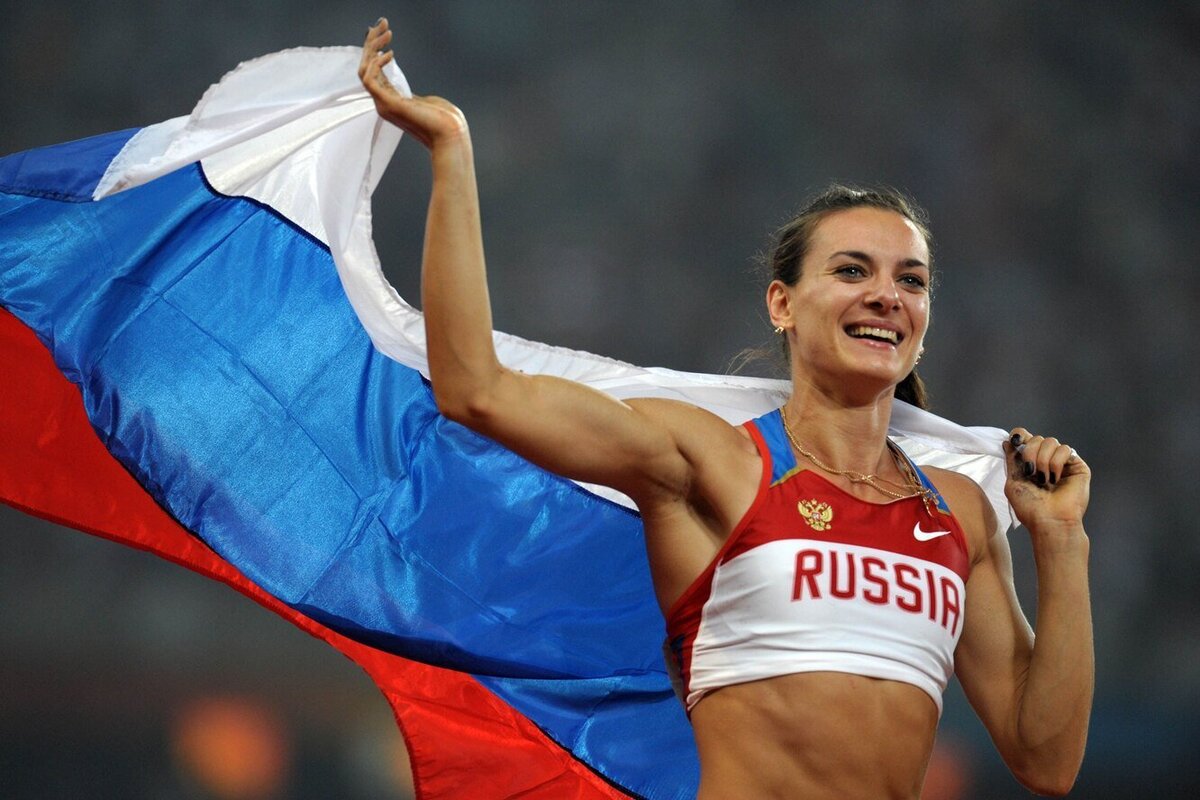 Елена Исинбаева Афины 2004