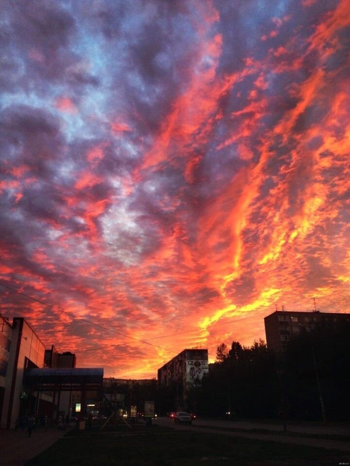 Закат, яркий 🥰