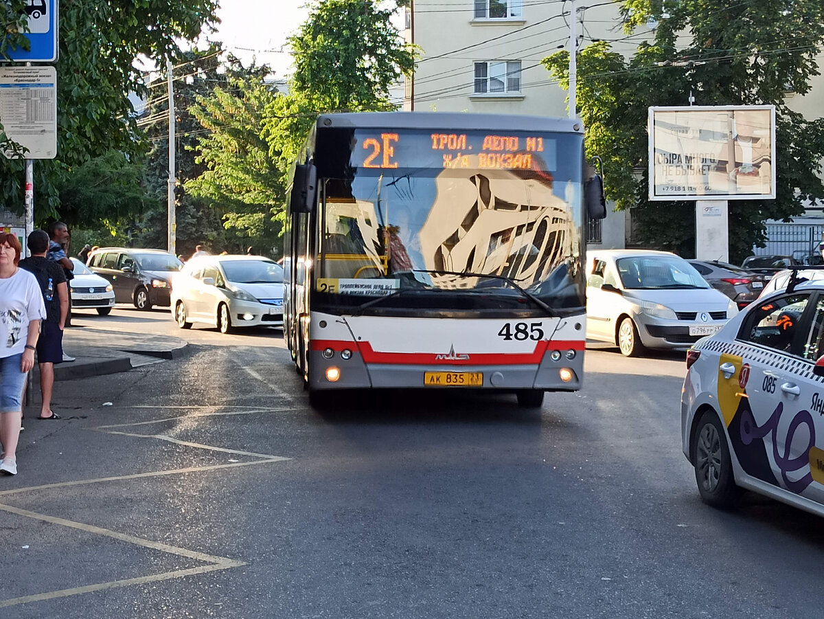 Маршрут автобуса 2Е по Красной от ж/д вокзала. | Жизнь в Краснодаре и не  только | Дзен