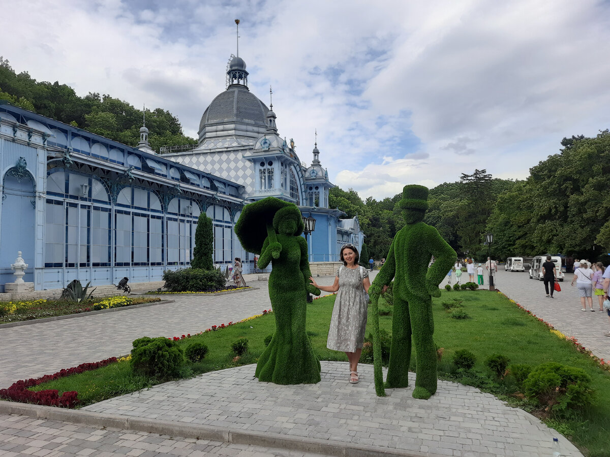 Курортный парк Железноводска Пушкинская галерея